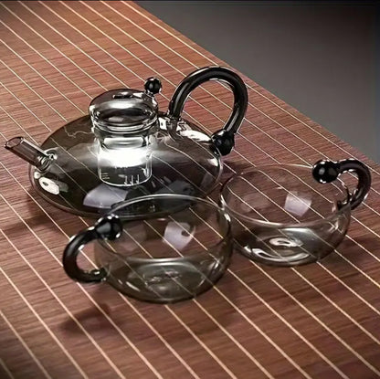 YÜKSEK ISI DRENÇLİ CAM ÇAYDANLIK,DEMLİK