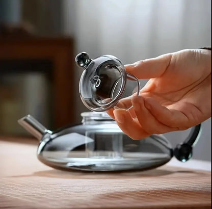 YÜKSEK ISI DRENÇLİ CAM ÇAYDANLIK,DEMLİK