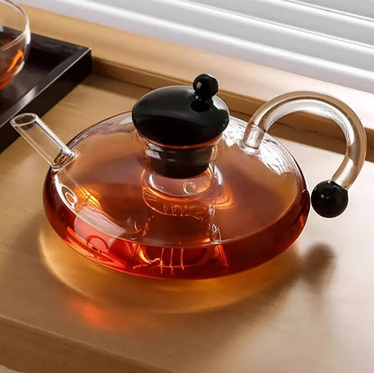 YÜKSEK ISI DRENÇLİ CAM ÇAYDANLIK,DEMLİK