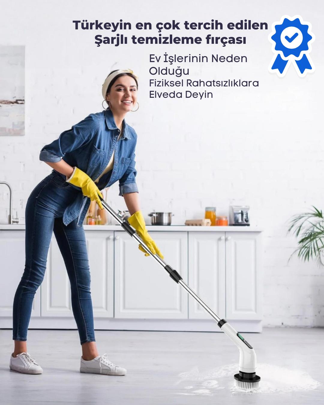 ŞARJLI OTOMAİK TEMİZLİK FIRÇASI