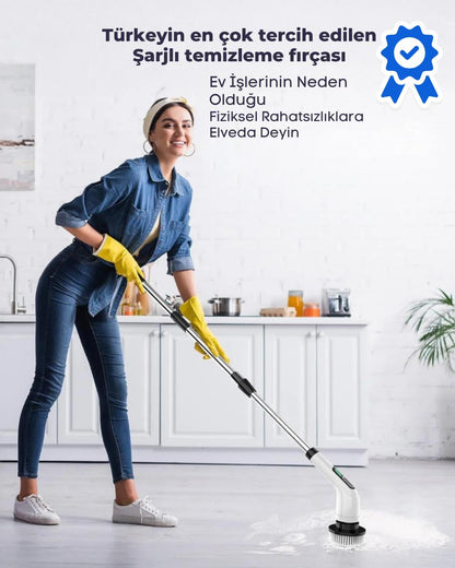 ŞARJLI OTOMAİK TEMİZLİK FIRÇASI