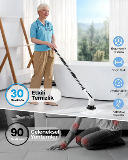 ŞARJLI OTOMAİK TEMİZLİK FIRÇASI
