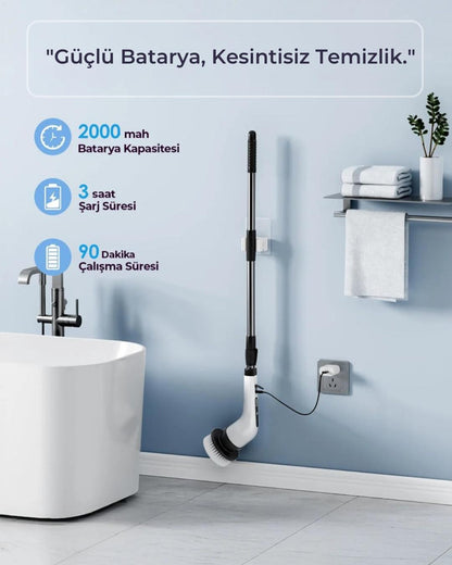 ŞARJLI OTOMAİK TEMİZLİK FIRÇASI