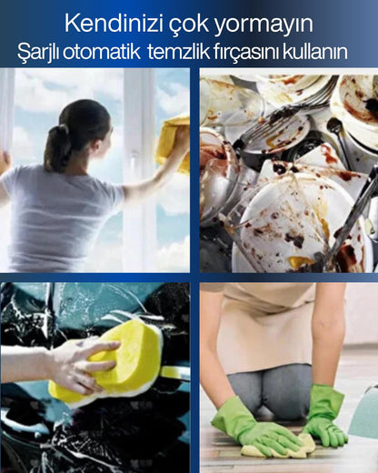 ŞARJLI OTOMAİK TEMİZLİK FIRÇASI